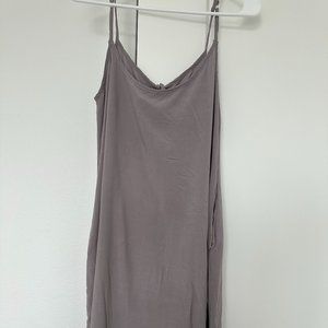 Light Gray Midi Dress (with pockets)